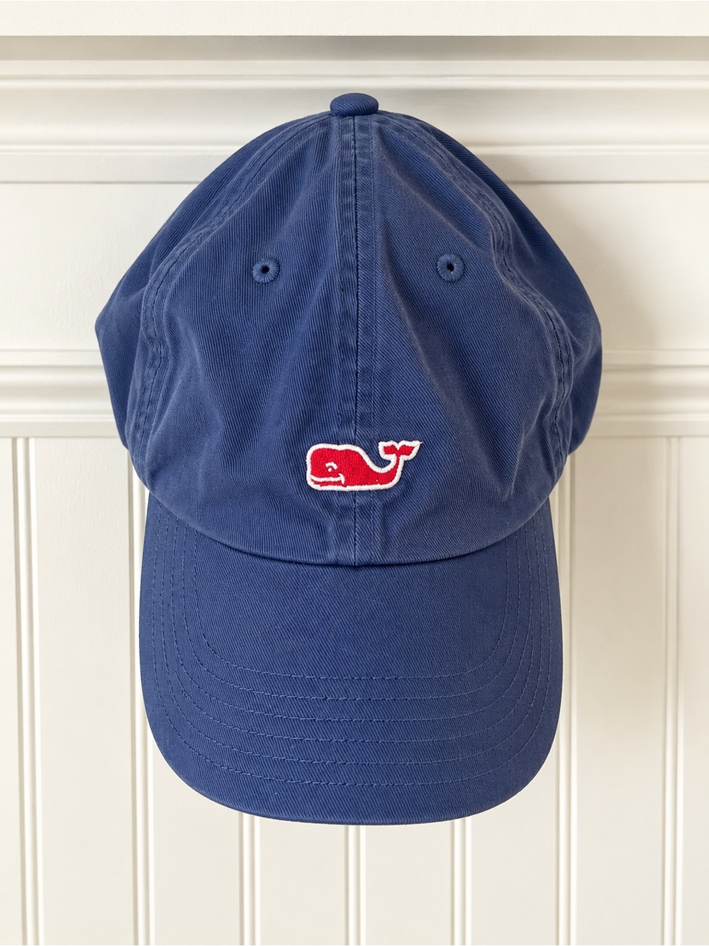 Vineyard Vines Navy Logo Hat - LIKE NEW